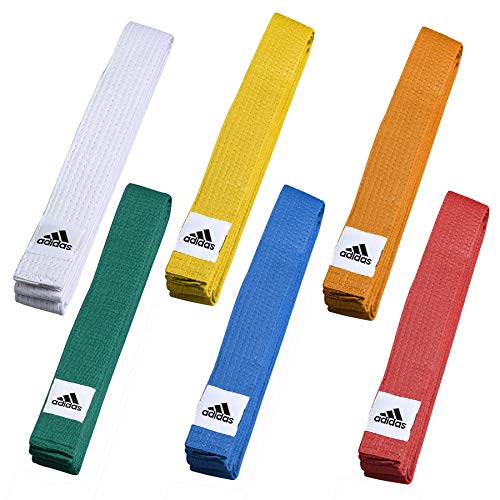 adidas Club, ADIB220D, Gürtel aus Baumwollpiqué, orange, 240 cm adidas Club, ADIB220D, Gürtel aus Baumwollpiqué, orange, 240 cm von adidas
