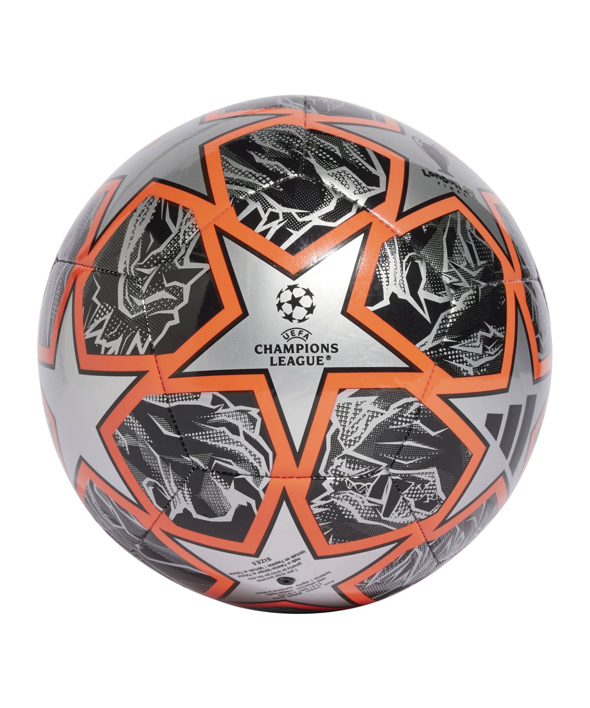 adidas Club Trainingsball UCL London Gelb Schwarz Rot von adidas