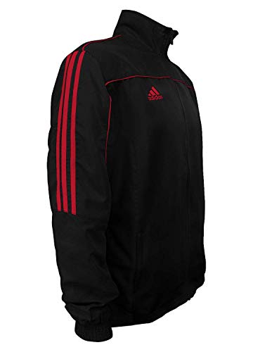 adidas Combat Sports Trainingsjacke, 3 Streifen, 100 % Polyester, langärmelig, Schwarz / Rot, Größe M adidas Combat Sports Trainingsjacke, 3 Streifen, 100 % Polyester, langärmelig, Schwarz / Rot, Größe M von adidas