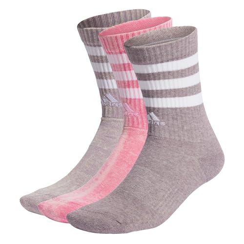 adidas Crew-Socken, Pulse Magenta/vorgelassene Feige/Grau Zwei, XL von adidas