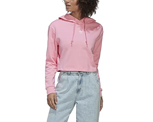 adidas Crop Essential Women Hoody (38, pink) von adidas