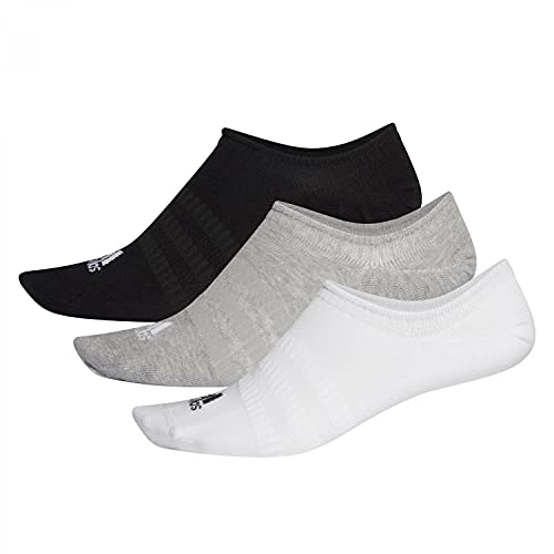 adidas Herren Light Nosh 3pp Unsichtbare Socken, Mgreyh/Weiß/Schwarz, L EU von adidas