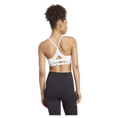 adidas Damen AeroReact Training Bra, White, S adidas Damen AeroReact Training Bra, White, S von adidas