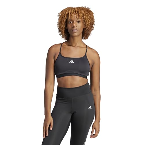 adidas Women's Aeroreact Training Light-Support Bra Sport-BH, Black, XL C-D adidas Women's Aeroreact Training Light-Support Bra Sport-BH, Black, XL C-D von adidas