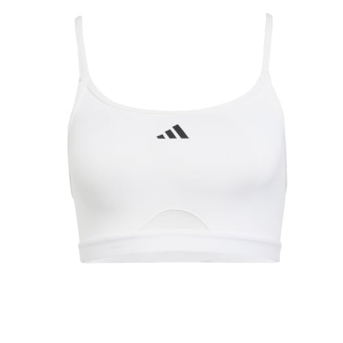 adidas Women's Aeroreact Training Light-Support Bra Sport-BH, White, M C-D adidas Women's Aeroreact Training Light-Support Bra Sport-BH, White, M C-D von adidas