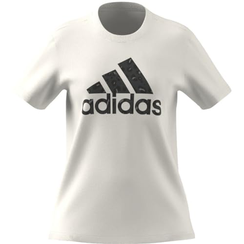adidas Damen Animal Print Graphic Tee T-Shirt, White, XS adidas Damen Animal Print Graphic Tee T-Shirt, White, XS von adidas