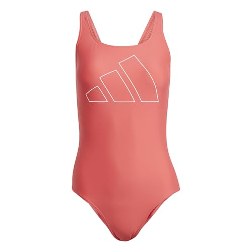 adidas Damen-Badeanzug mit großen Stangen und X-Rücken, Größe 34, Semi Lucid Rot/Weiß, 60 adidas Damen-Badeanzug mit großen Stangen und X-Rücken, Größe 34, Semi Lucid Rot/Weiß, 60 von adidas