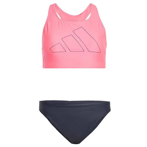 adidas Women's Big Bars Bikini Einteiliger Badeanzug, Lucid Pink/Legend Ink, 30 adidas Women's Big Bars Bikini Einteiliger Badeanzug, Lucid Pink/Legend Ink, 30 von adidas