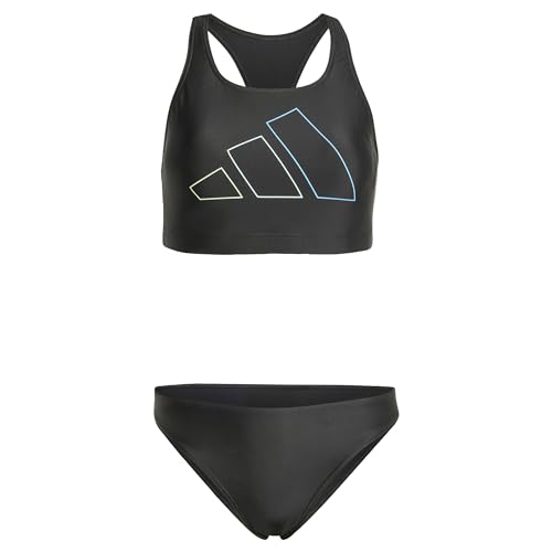 adidas Damen Big Bars Bikini Bikini-Set, Black, adidas Damen Big Bars Bikini Bikini-Set, Black, von adidas