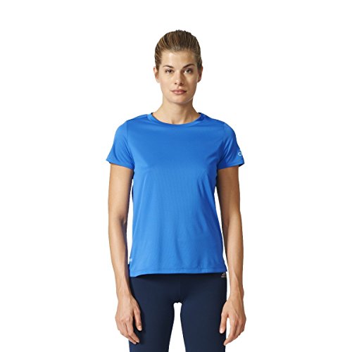 adidas Damen Climachill T-Shirt, Blue, M von adidas