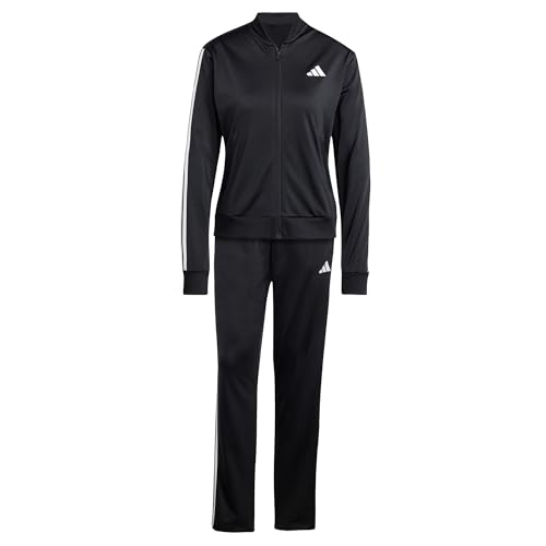 adidas Damen ESSENTIALS 3-STRIPES TRACKSUIT, Black, M von adidas