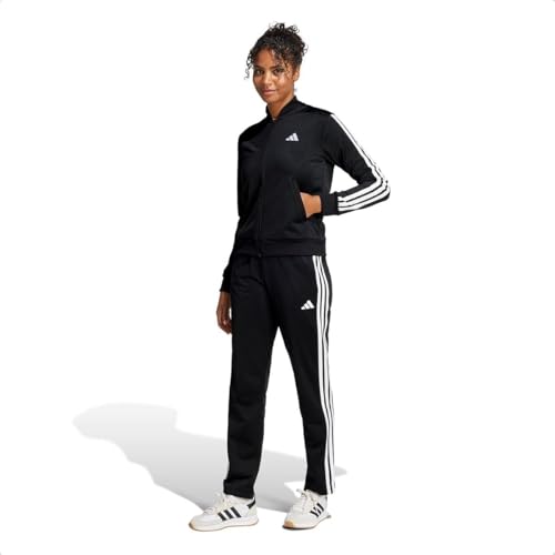 adidas Damen ESSENTIALS 3-STRIPES TRACKSUIT, Black, XXL adidas Damen ESSENTIALS 3-STRIPES TRACKSUIT, Black, XXL von adidas