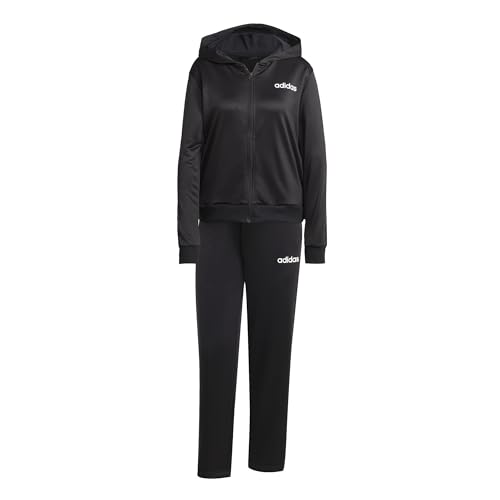 adidas Damen ESSENTIALS LINEAR TRACKSUIT, black, XXS von adidas