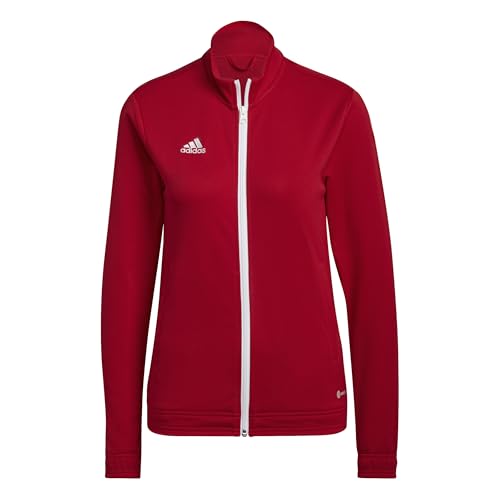 adidas Damen Entrada 22 Track Jacket, Team Power Red 2, XS adidas Damen Entrada 22 Track Jacket, Team Power Red 2, XS von adidas
