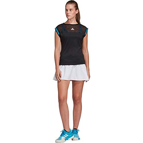 adidas Damen Escouade T-Shirt, Black/Shocya, S adidas Damen Escouade T-Shirt, Black/Shocya, S von adidas