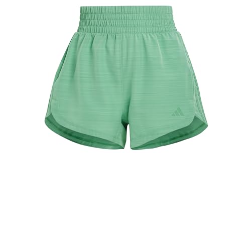 adidas Women's Pacer Training 3-Stripes Woven High-Rise Shorts Lässige, Preloved Green, L 3 inch von adidas