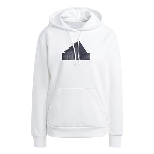 adidas Damen Fi Bos Hoodie sweatshirt, Weiß, XS EU von adidas