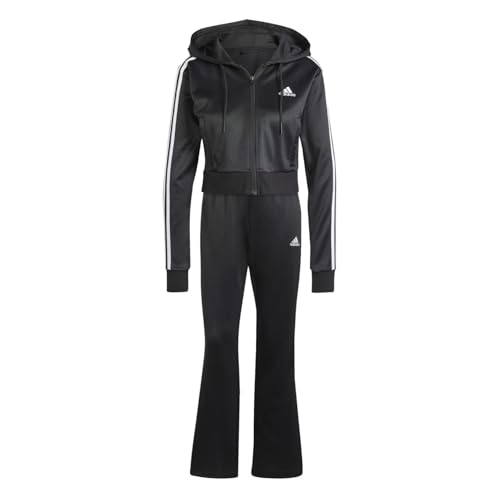 adidas Damen Glam Track Suit Trainingsanzug, black, M von adidas