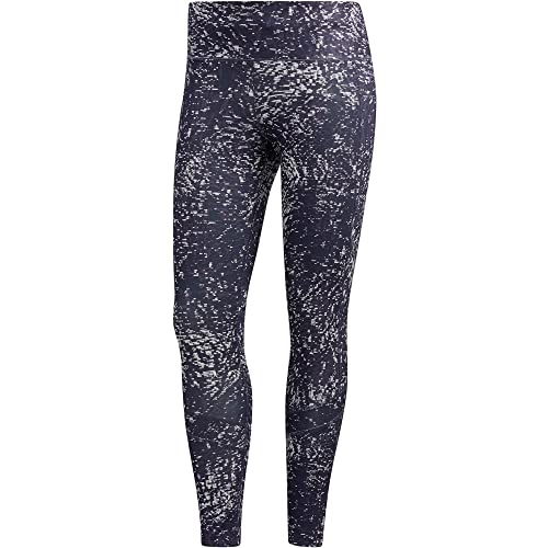 adidas Damen How we Do Printed 7/8 Tights, Trace Blue/Ash Green, L von adidas