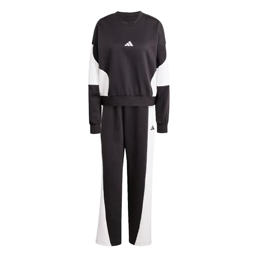 adidas Damen LAZIDAY TRACKSUIT, Black, L von adidas