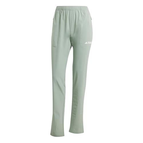 adidas Damen Terrex Multi Essentials Stretch Pants, Silver Green, M adidas Damen Terrex Multi Essentials Stretch Pants, Silver Green, M von adidas