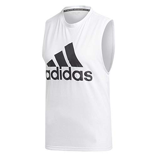 adidas Damen Must Haves Badge of Sport Tanktop, White/Black, L adidas Damen Must Haves Badge of Sport Tanktop, White/Black, L von adidas