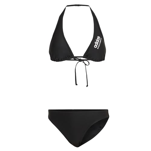 adidas Damen Halterneck Bikini Badeanzug, Black, XL adidas Damen Halterneck Bikini Badeanzug, Black, XL von adidas