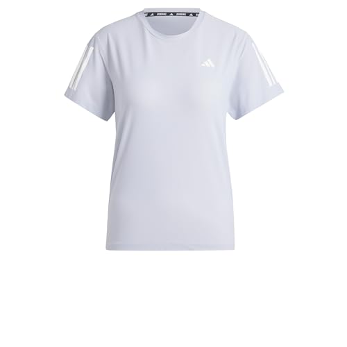 adidas Damen Own The Run Base Tee T-Shirt, Halo Silver, S adidas Damen Own The Run Base Tee T-Shirt, Halo Silver, S von adidas