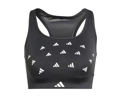 adidas Damen Pwrct Ms Bluv Sport BH, Schwarz / Weiß, S EU von adidas