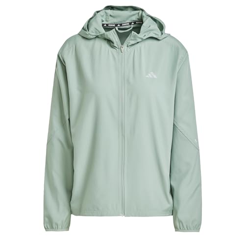 adidas Damen Run It Jacket, Silver Green, S von adidas