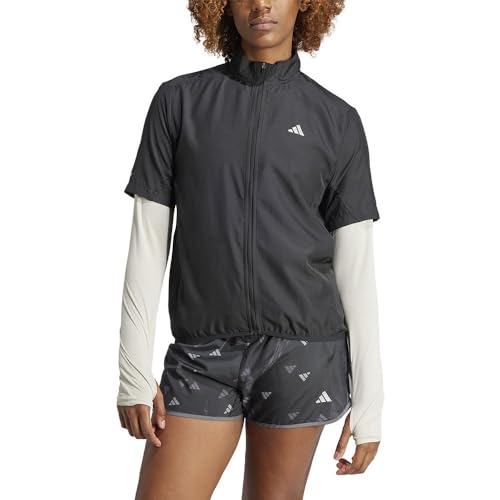 adidas Damen Run It Short Sleeve Jacket Jacke, Black, XL adidas Damen Run It Short Sleeve Jacket Jacke, Black, XL von adidas
