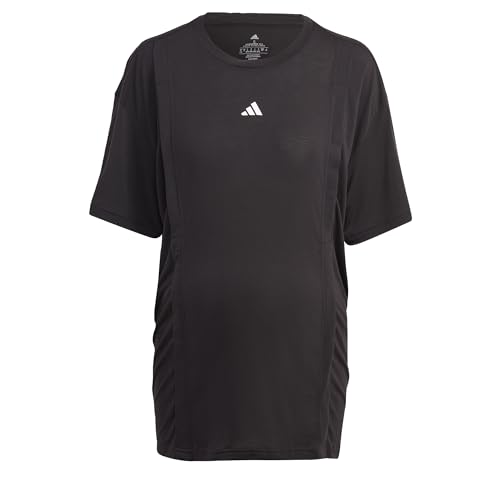 Adidas Damen T-Shirt (Short Sleeve) Tr-Es Mat T, Black/White, IC2325, XS von adidas