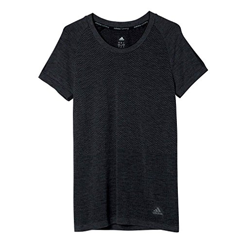 adidas Damen T-Shirt Adistar Wool Primeknit, Black, S adidas Damen T-Shirt Adistar Wool Primeknit, Black, S von adidas