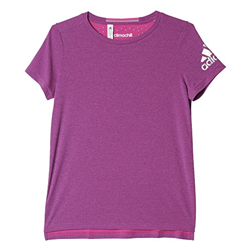 adidas Damen T-Shirt Climachill, Chill Shoc Pnk/BO Dd, S adidas Damen T-Shirt Climachill, Chill Shoc Pnk/BO Dd, S von adidas