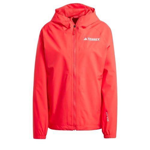 adidas Damen Terrex Multi 2 Layer RAIN.RDY Jacket, Pure Ruby, S adidas Damen Terrex Multi 2 Layer RAIN.RDY Jacket, Pure Ruby, S von adidas