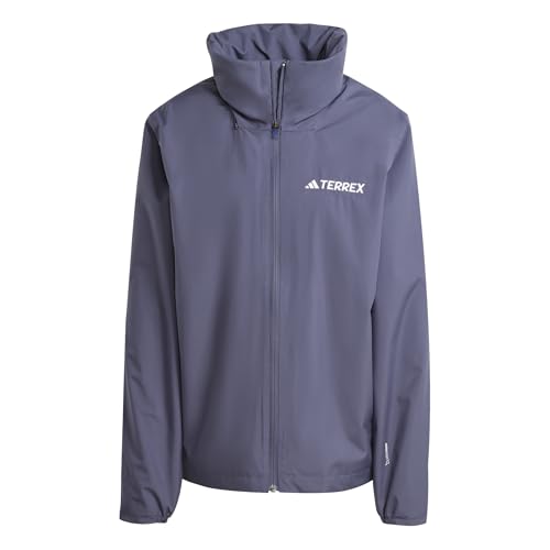 adidas Damen Terrex Multi Essentials 2 Layer Rain Jacket, shadow navy, XS adidas Damen Terrex Multi Essentials 2 Layer Rain Jacket, shadow navy, XS von adidas