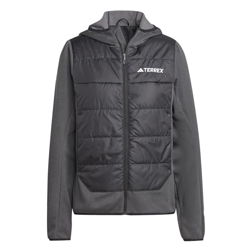 adidas Damen Terrex Multi Hybrid Insulated Hooded Jacket, Black, XL adidas Damen Terrex Multi Hybrid Insulated Hooded Jacket, Black, XL von adidas