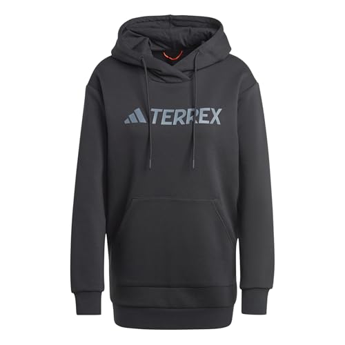 adidas Damen Terrex Multi Large Logo Hoodie, Black, XL von adidas