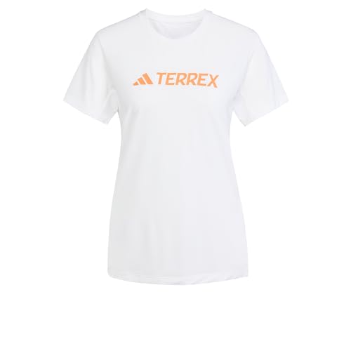 adidas Damen Terrex Multi Climacool Logo Tech T-Shirt, White, M von adidas