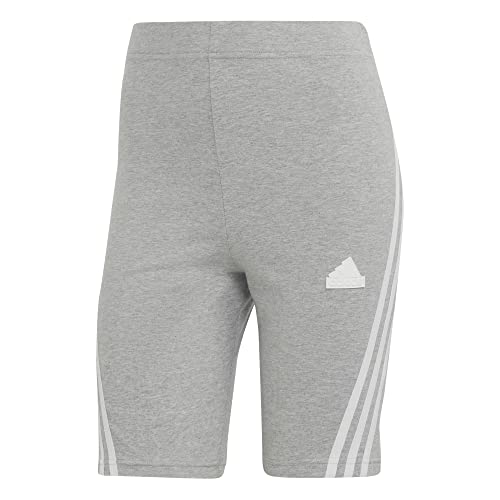 Adidas Damen Tights (1/2) W Fi 3S Biker, Medium Grey Heather, IC0525, 2XS von adidas