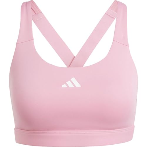 adidas Women's TLRDREACT Training High-Support Bra Sport-BH, bliss pink, M A-B von adidas