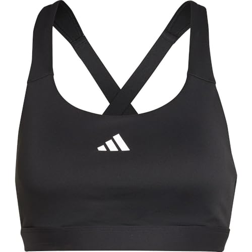 adidas Damen TLRDREACT Training High-Support Bra Sport-BH, Black, XL D-DD von adidas