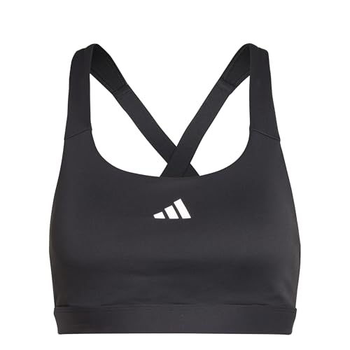 adidas Women's TLRDREACT Training High-Support Bra Sport-BH, Black, XS C-D von adidas