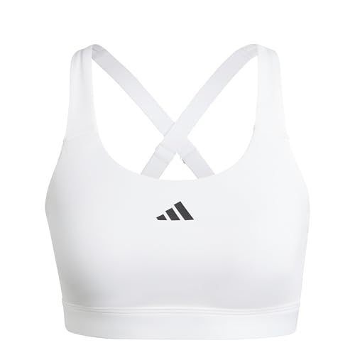 adidas Damen TLRDREACT Training High-Support Bra Sport-BH, White, M D-DD von adidas