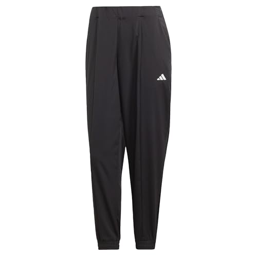 adidas Damen AEROREADY Train Essentials Minimal Branding Woven Pants, Black/White, L adidas Damen AEROREADY Train Essentials Minimal Branding Woven Pants, Black/White, L von adidas