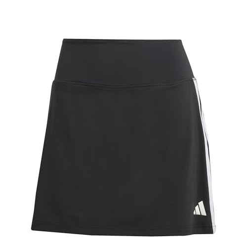 adidas Damen Train Essentials 3-Stripes Workout Skort, Black/White, L von adidas