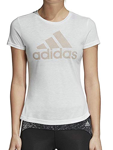 adidas Damen Training T-Shirt, White, L von adidas