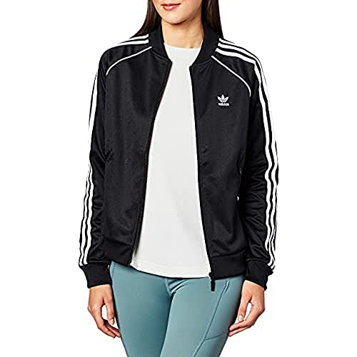 adidas Damen Trainingsjacke Supergirl, Black, 34, ED7473 von adidas