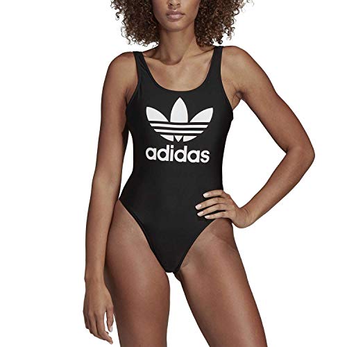 adidas Damen Trefoil Badeanzug, Black, 40 adidas Damen Trefoil Badeanzug, Black, 40 von adidas