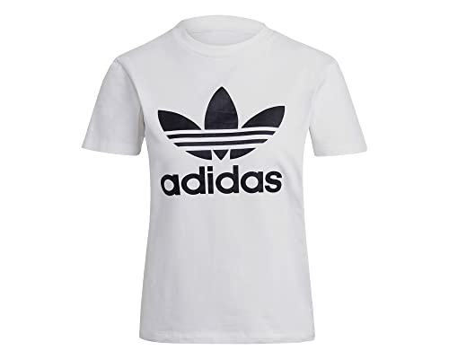 adidas Damen Trefoil Tee T Shirt, Weiß, 38 EU adidas Damen Trefoil Tee T Shirt, Weiß, 38 EU von Adidas